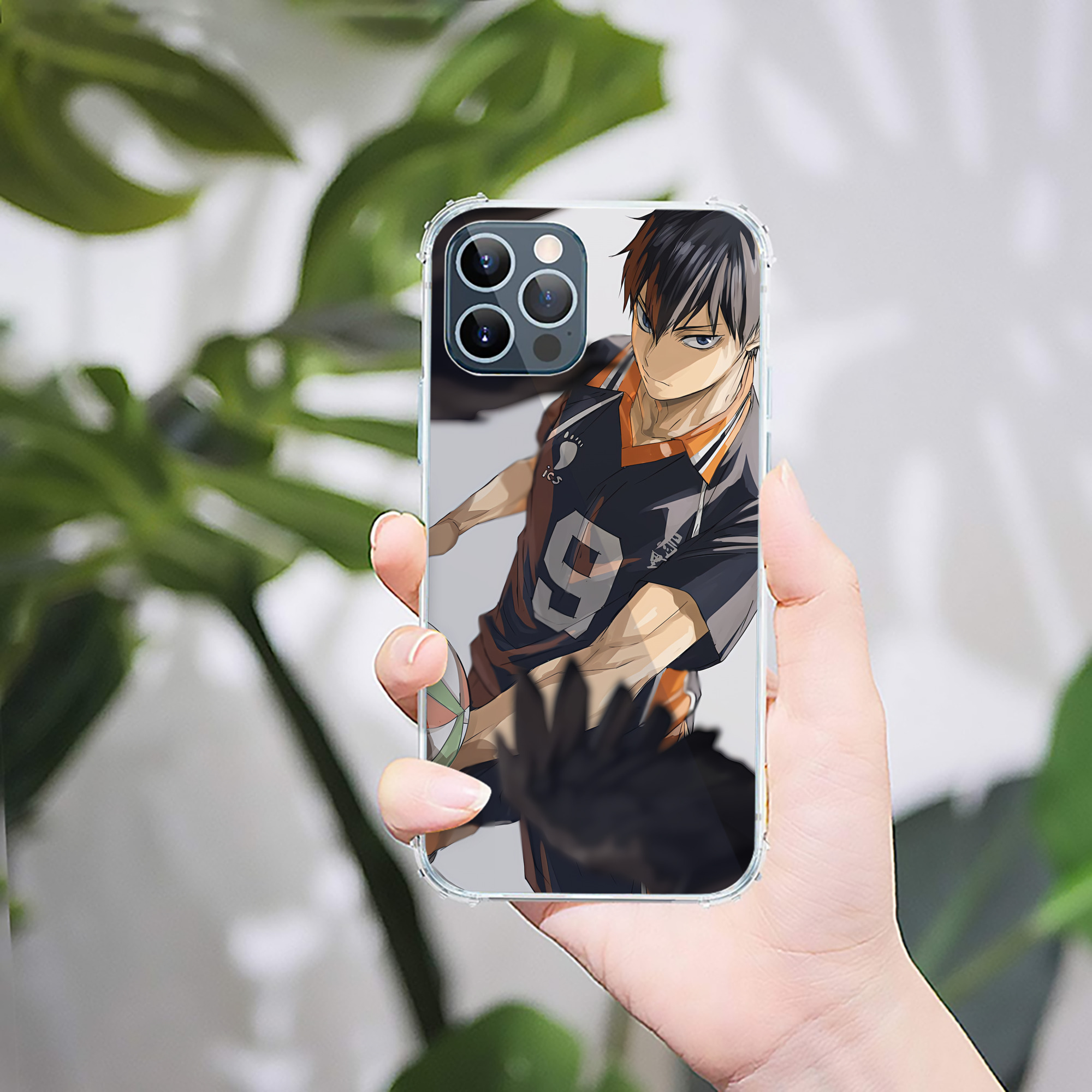 （画像用） ハイキュー!! Haikyu!! 【iPhone 12シリーズ対応】透明スマホケース（クリアソフトケース）